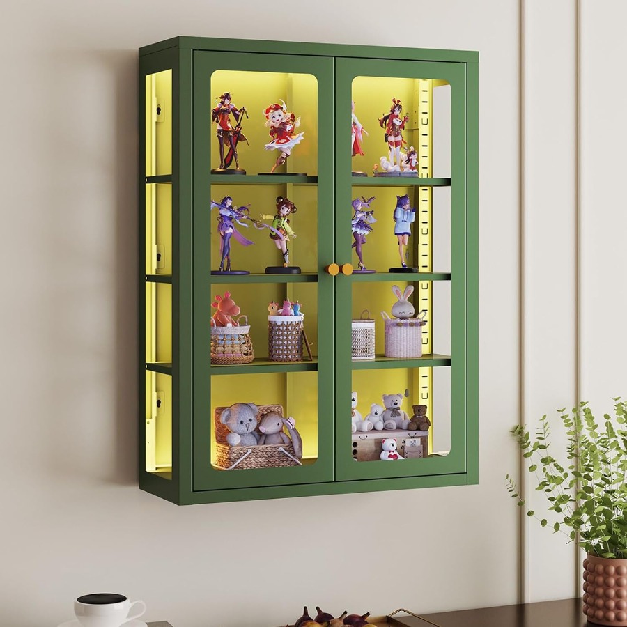 Metal wall display storage cab - đánh giá và giá Storage & Organization