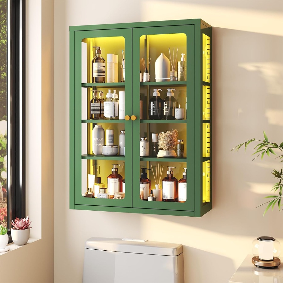 Metal wall display storage cab - đánh giá và giá Storage & Organization