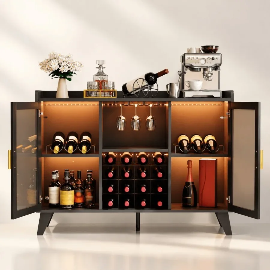 Bar Cabinet with LED Lights fo - đánh giá và giá Storage & Organization