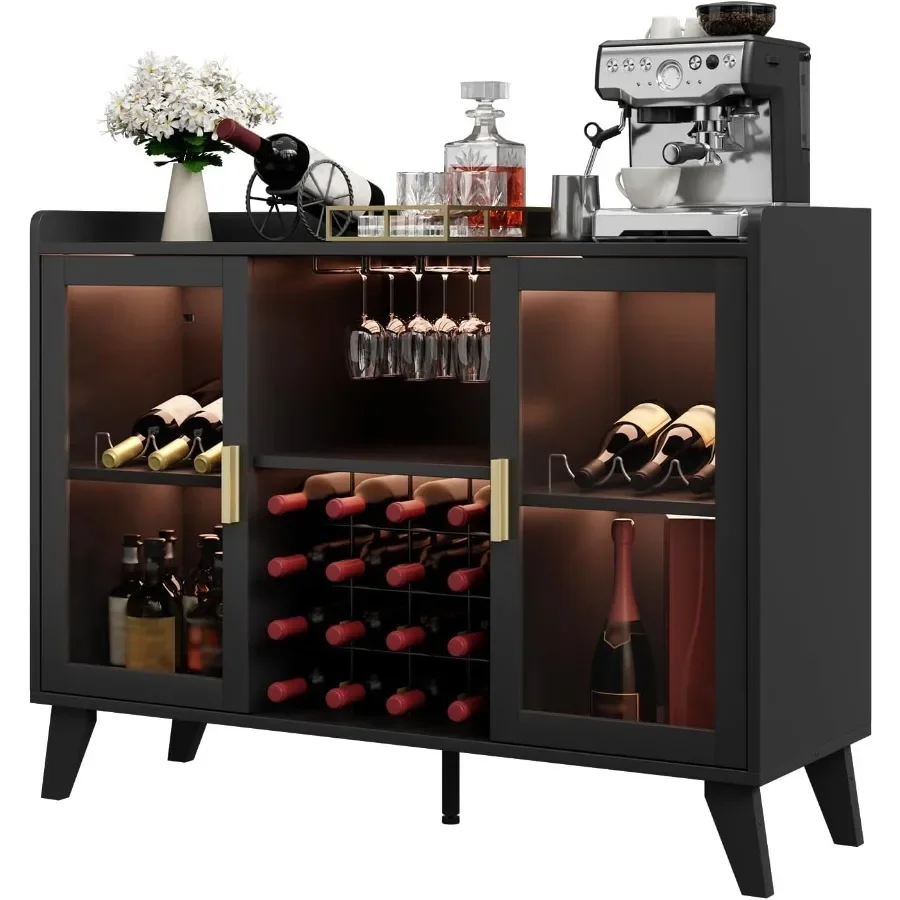 Bar Cabinet with LED Lights fo - đánh giá và giá Storage & Organization