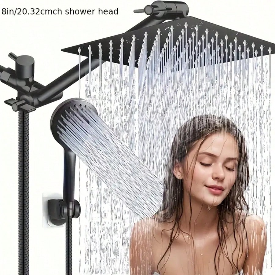 High-Pressure Rainfall Shower  - đánh giá và giá High Pressure Shower Head Handheld