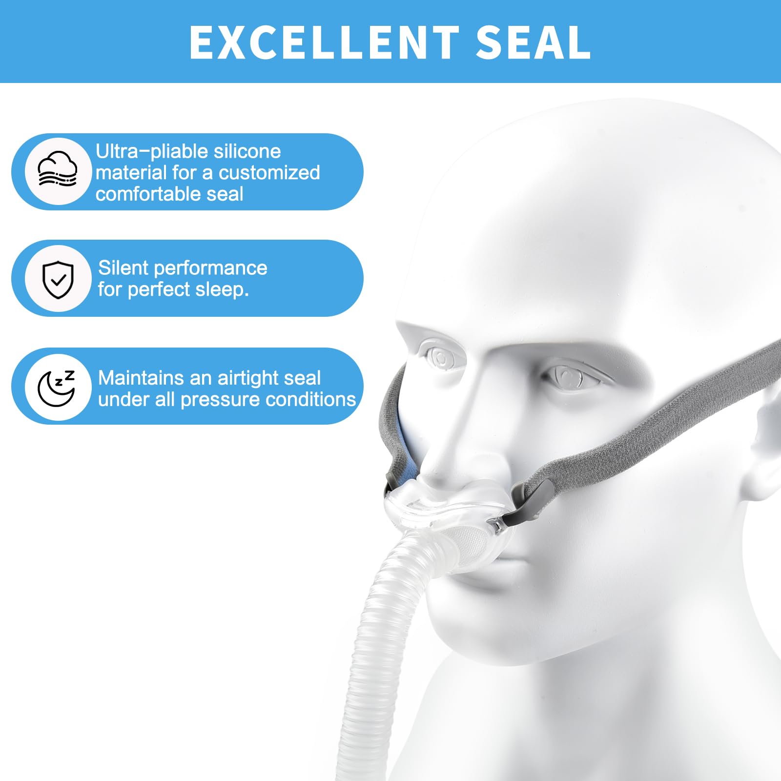 2Pcs P10 Nasal Pillow AirFit P - đánh giá và giá Anti Snore Contour Pillow