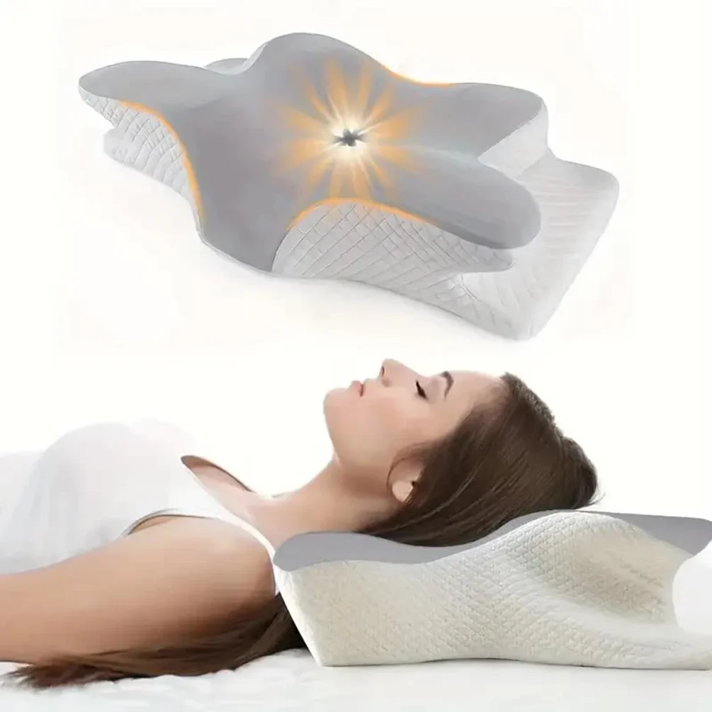 Memory Foam Pillows Butterfly  - đánh giá và giá Memory Foam Orthopedic Pillow Neck Pain