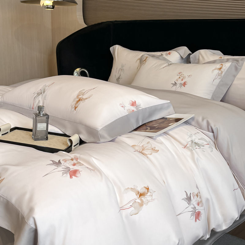 Flowers Printing Bedding Set L - đánh giá và giá Aesthetic Floral Duvet Cover